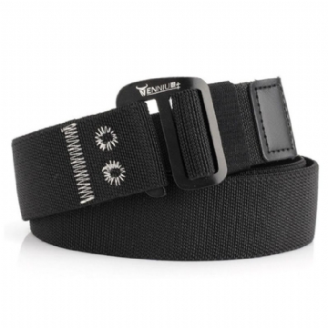 Ceinture Élastique En Nylon Pour Hommes Ceinture En Toile Tissée Extérieure