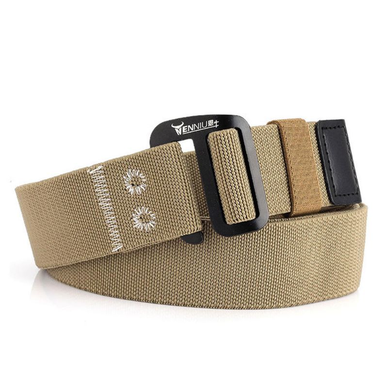 Ceinture Élastique En Nylon Pour Hommes Ceinture En Toile Tissée Extérieure