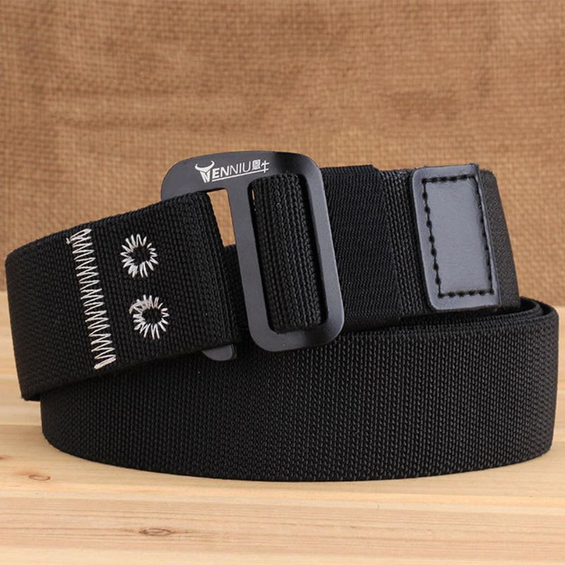 Ceinture Élastique En Nylon Pour Hommes Ceinture En Toile Tissée Extérieure