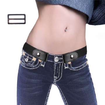 Ceinture Extensible Réglable Sans Boucle Pour Femmes