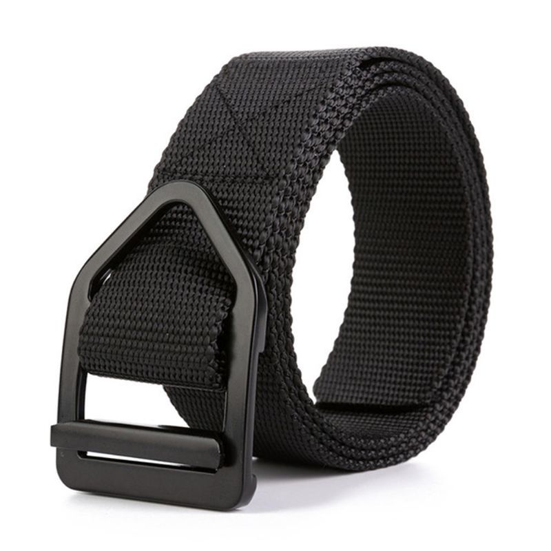 Ceinture En Nylon De 3.8 cm Ceinture À Boucle Lisse Décontractée Pour Hommes Ceinture Tactique De Randonnée