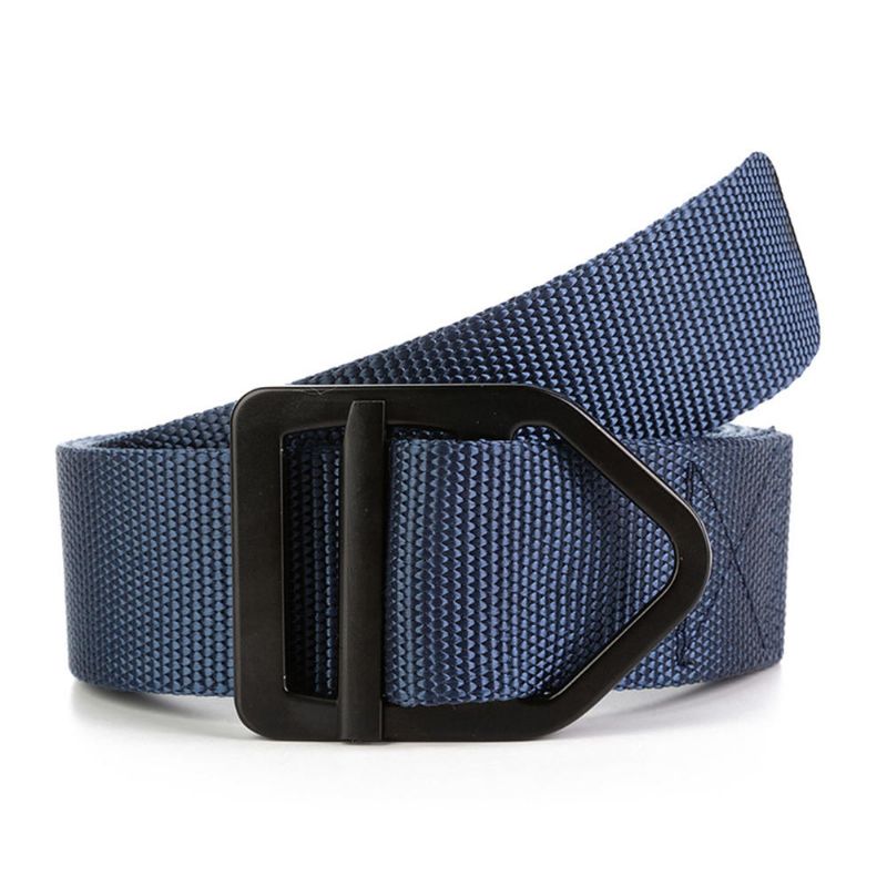 Ceinture En Nylon De 3.8 cm Ceinture À Boucle Lisse Décontractée Pour Hommes Ceinture Tactique De Randonnée