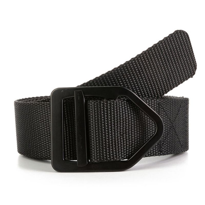 Ceinture En Nylon De 3.8 cm Ceinture À Boucle Lisse Décontractée Pour Hommes Ceinture Tactique De Randonnée