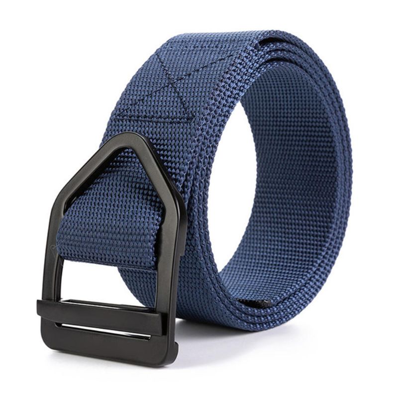 Ceinture En Nylon De 3.8 cm Ceinture À Boucle Lisse Décontractée Pour Hommes Ceinture Tactique De Randonnée