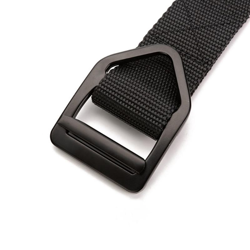 Ceinture En Nylon De 3.8 cm Ceinture À Boucle Lisse Décontractée Pour Hommes Ceinture Tactique De Randonnée