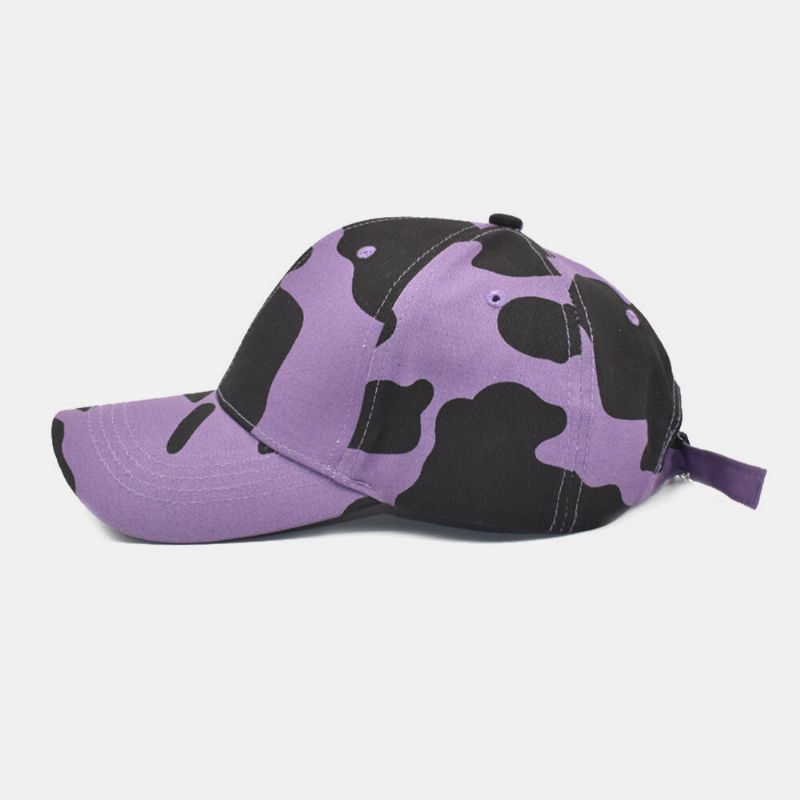 Chapeau De Baseball Unisexe En Coton Avec Motif De Vaches Pour Voyage En Plein Air