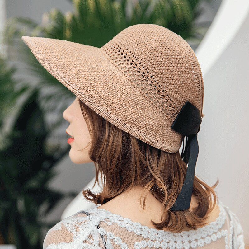 Chapeau De Paille Anti-uv Femme