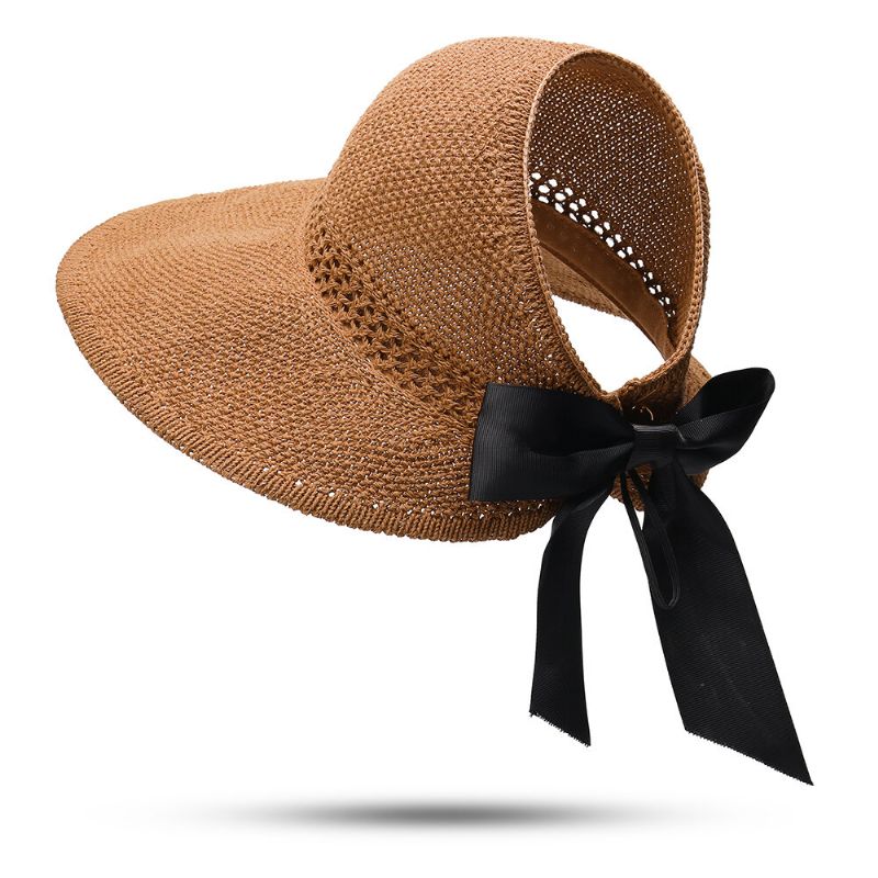 Chapeau De Paille Anti-uv Femme