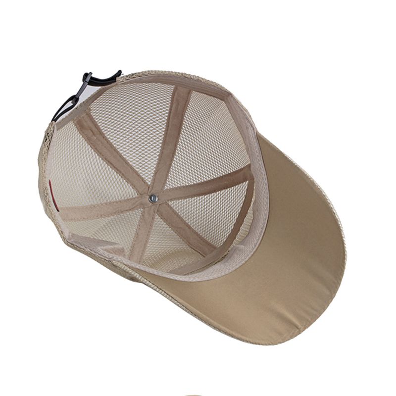 Chapeau Plat De Baseball Confortable En Maille Réglable Pour Homme