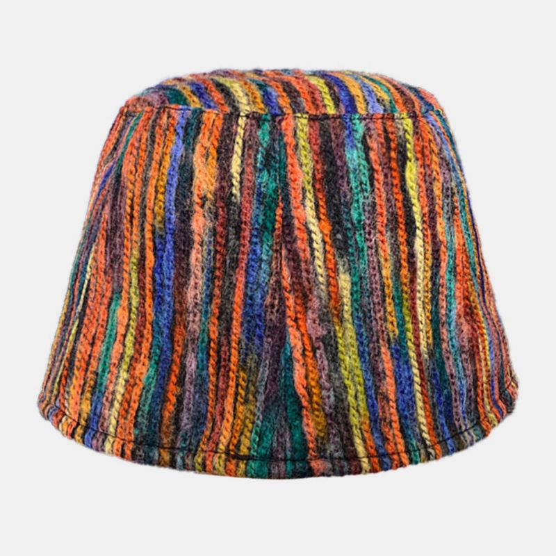 Chapeau Seau Coloré En Laine Pour Femme