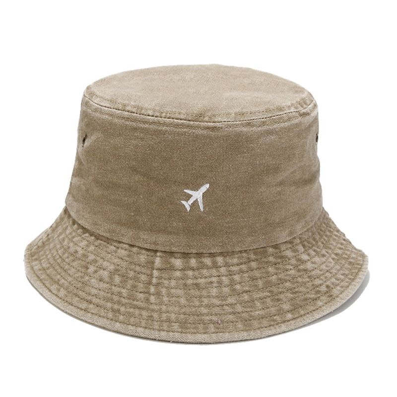 Chapeau De Soleil Brodé Vintage En Pur Coton Pour Homme Polyvalent Et Décontracté