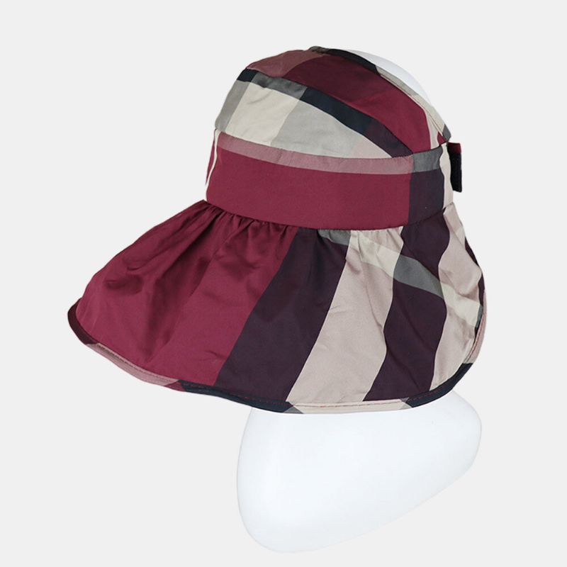 Chapeau De Soleil Couvrant Le Visage Pliant Vide Top Hat Cyclisme Big Eaves Floppy Hat