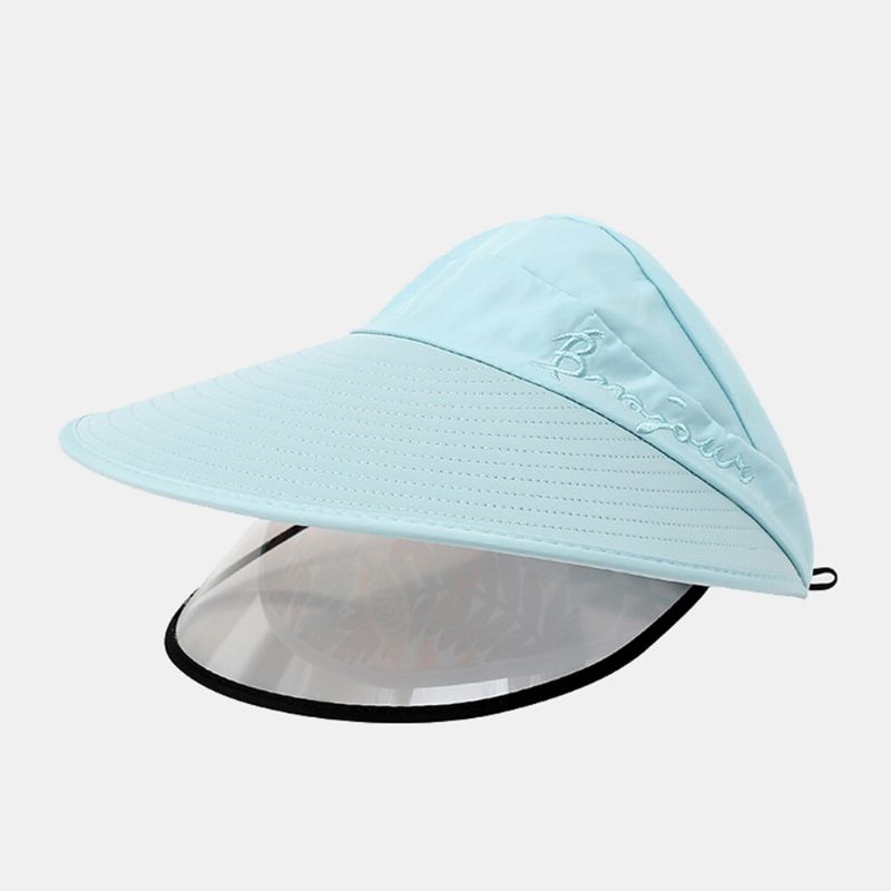 Chapeau De Soleil Pour Femme Visière Anti-uv Casquettes Anti-buée