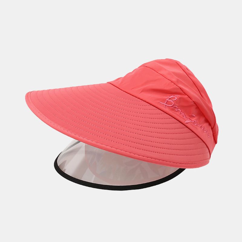 Chapeau De Soleil Pour Femme Visière Anti-uv Casquettes Anti-buée