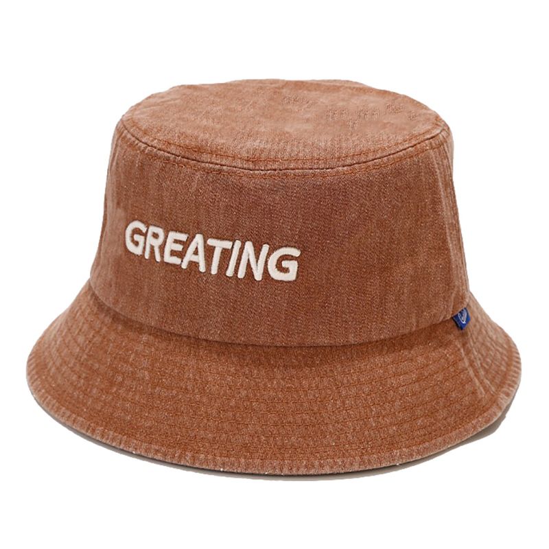 Chapeau De Soleil Vintage En Coton Délavé Pour Homme