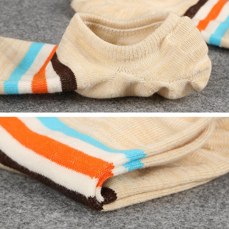 Chaussettes Athlétiques En Coton Peigné Pour Hommes Avec Slip En Silicone