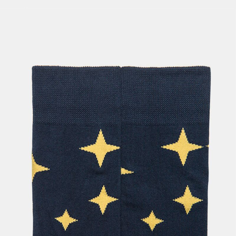 Chaussettes Homme Bas Femme Tendance Starry Sky Tube Cotton Street Chaussettes