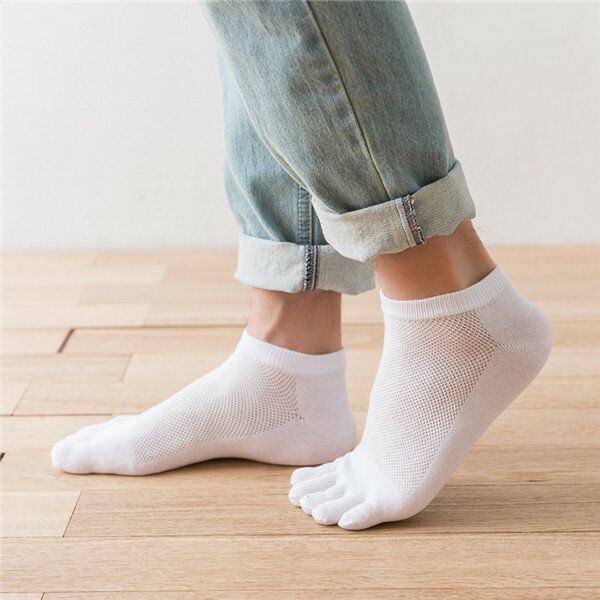 Chaussettes Invisibles Respirantes En Maille De Coton Pour Hommes