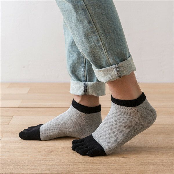 Chaussettes Invisibles Respirantes En Maille De Coton Pour Hommes