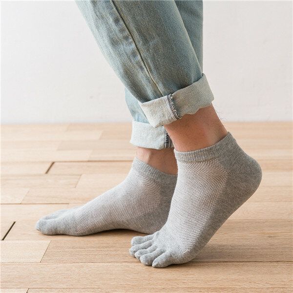 Chaussettes Invisibles Respirantes En Maille De Coton Pour Hommes