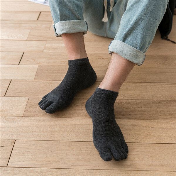 Chaussettes Invisibles Respirantes En Maille De Coton Pour Hommes