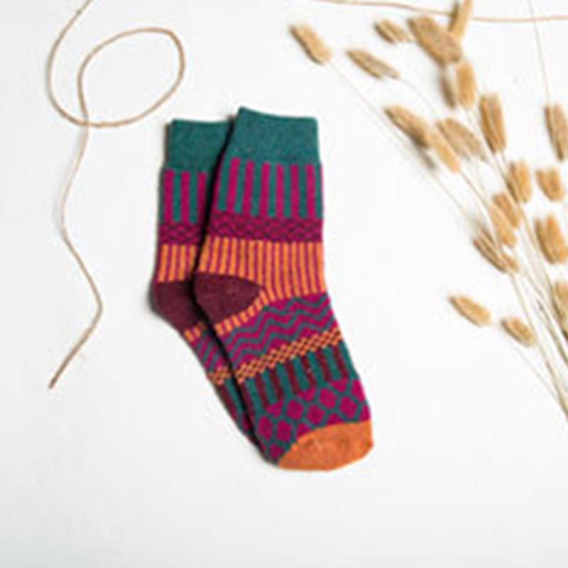 Chaussettes De Noël Décontractées Pour Femmes Tribales