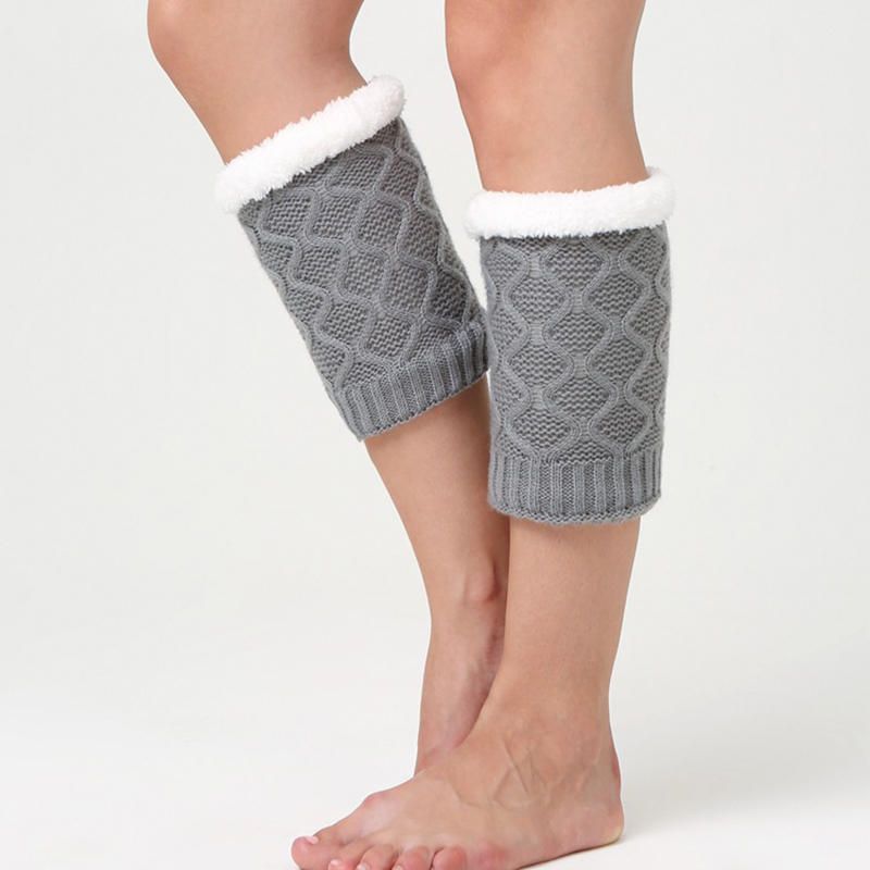 Chaussettes Unisexes Pour Jambières D'hiver Épaisses En Polaire