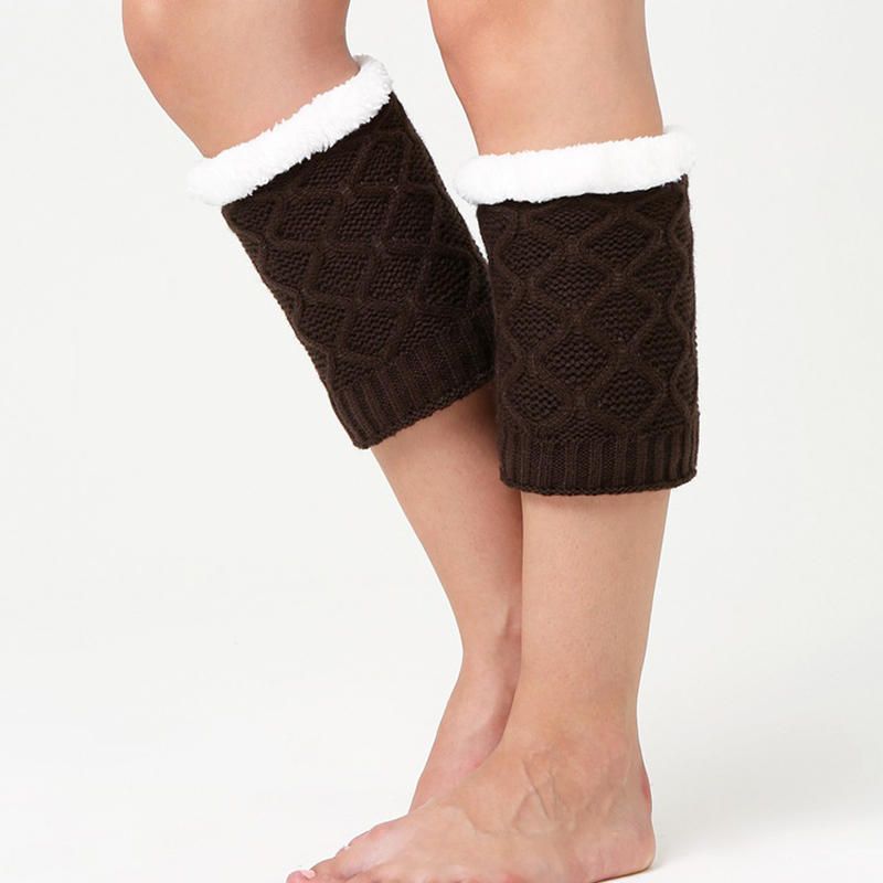 Chaussettes Unisexes Pour Jambières D'hiver Épaisses En Polaire