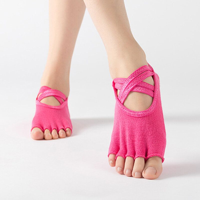 Chaussettes De Yoga En Éponge Pour Femmes Chaussettes À Cinq Doigts