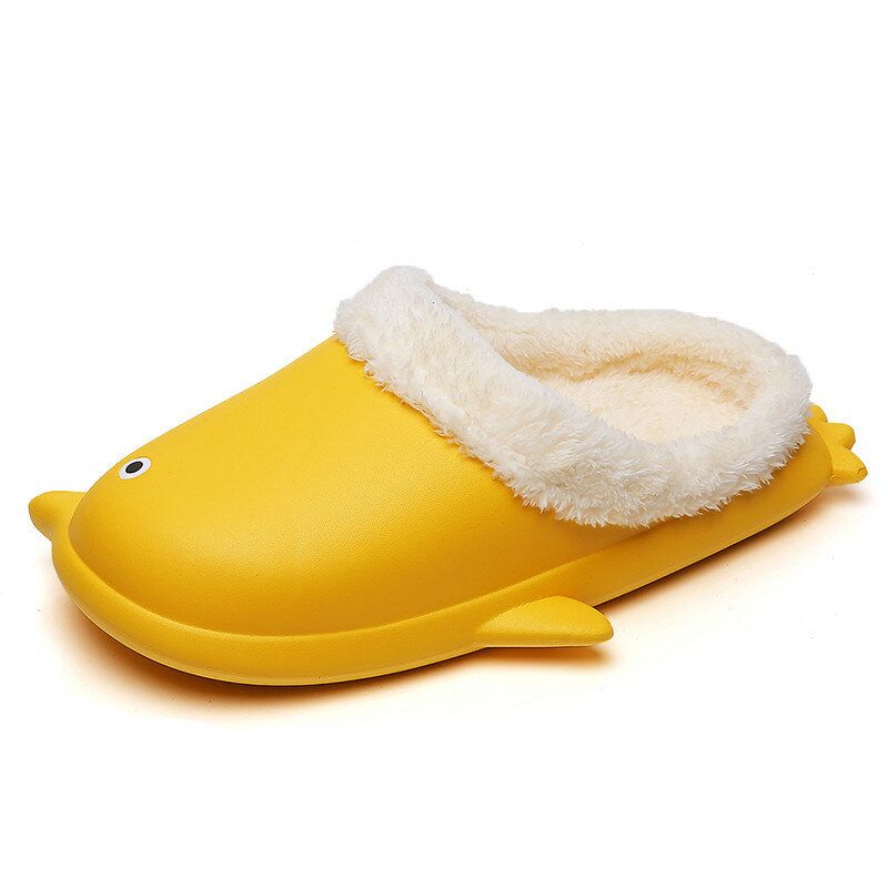 Chaussons En Coton Chauds Pour Hommes En Forme De Petit Pingouin