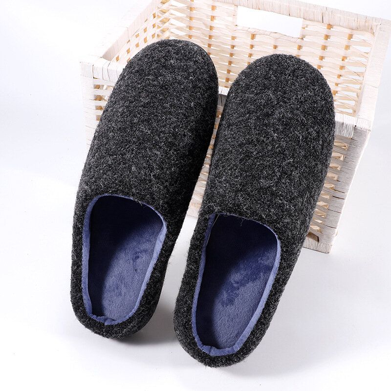 Chaussons De Maison Décontractés En Peluche Pour Hommes