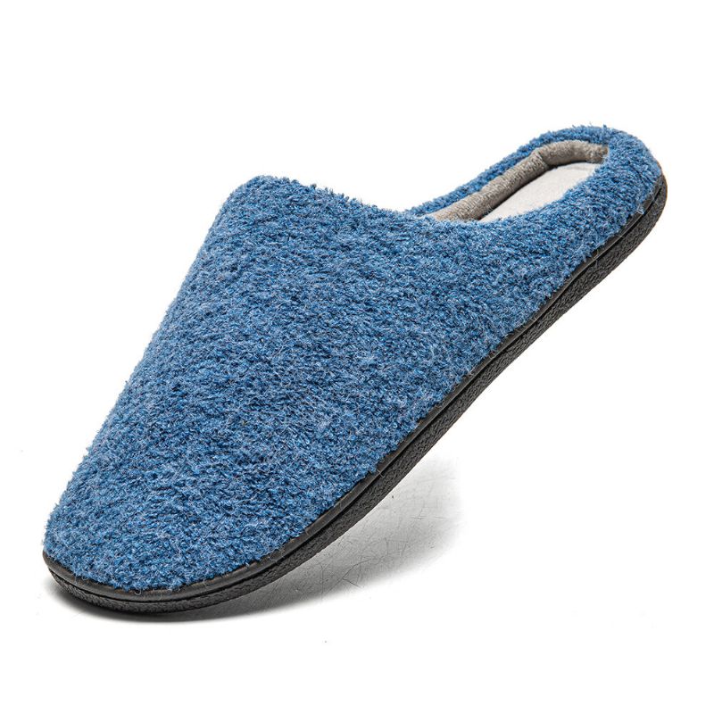 Chaussons De Maison Décontractés En Peluche Pour Hommes