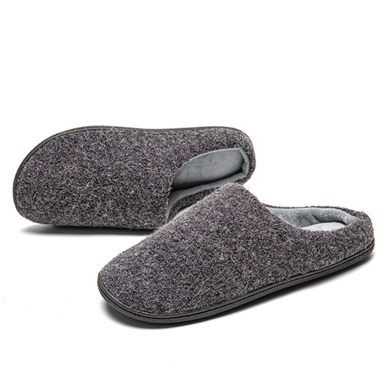 Chaussons De Maison Décontractés En Peluche Pour Hommes