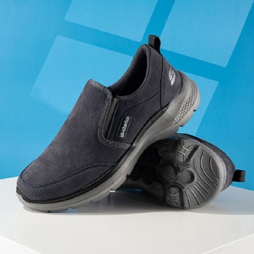 Chaussures De Course À Enfiler Confortables À Tête Ronde Antidérapantes Pour Hommes