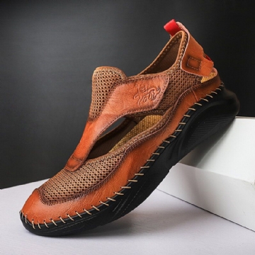 Chaussures Décontractées En Cuir Véritable Pour Hommes