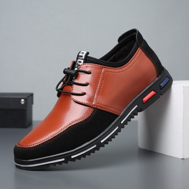 Chaussures Décontractées À Lacets Confortables Pour Hommes Avec Semelle Souple Et Respirante