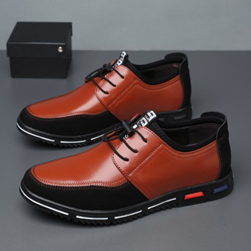 Chaussures Décontractées À Lacets Confortables Pour Hommes Avec Semelle Souple Et Respirante