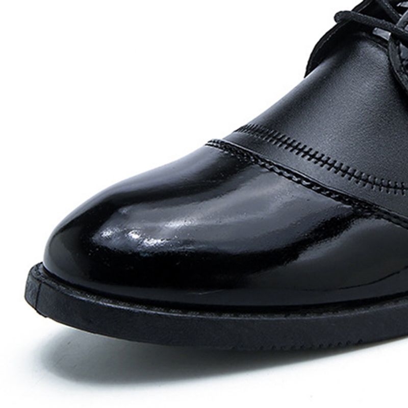 Chaussures Décontractées À Lacets Pour Hommes Avec Bout Pointu Et Bout Pointu