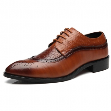 Chaussures Habillées Classiques À Bout Pointu Pour Hommes