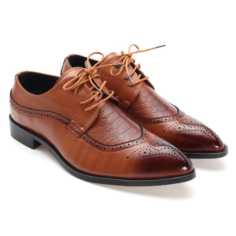 Chaussures Habillées Classiques À Bout Pointu Pour Hommes