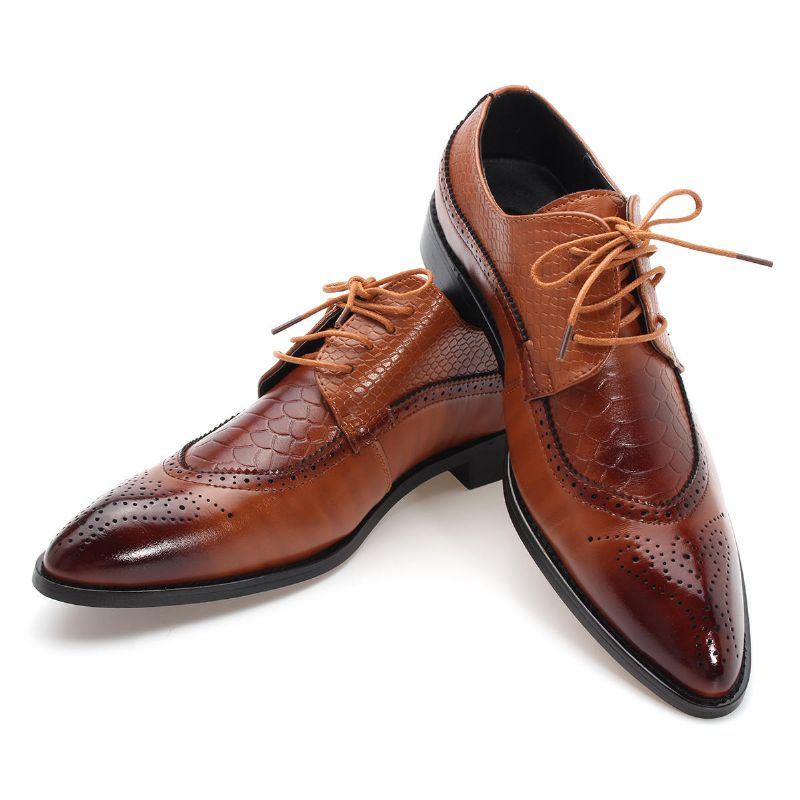 Chaussures Habillées Classiques À Bout Pointu Pour Hommes