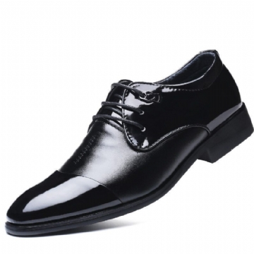 Chaussures Habillées Classiques Pour Hommes Respirantes Antidérapantes Et À Lacets