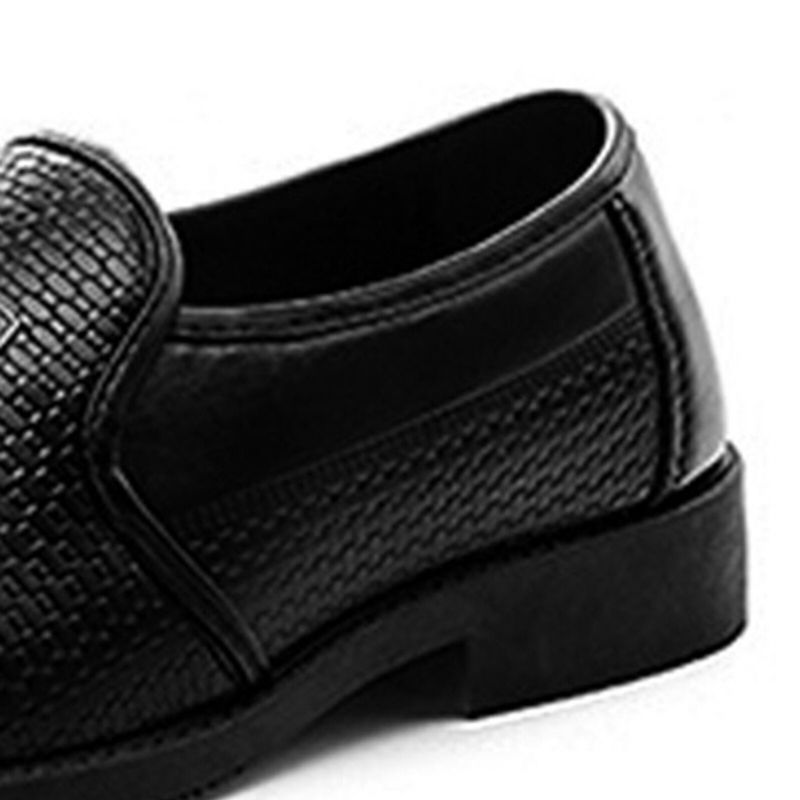 Chaussures Habillées Formelles À Bout Pointu Noir Pour Hommes