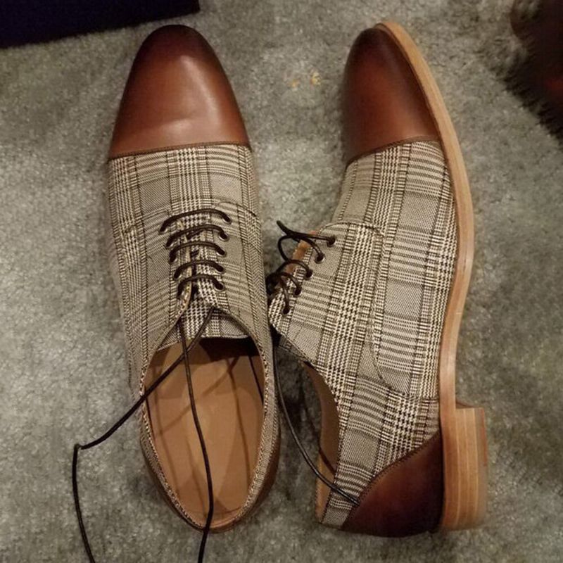 Chaussures Habillées Formelles À Lacets Confortables De Style Britannique Pour Hommes