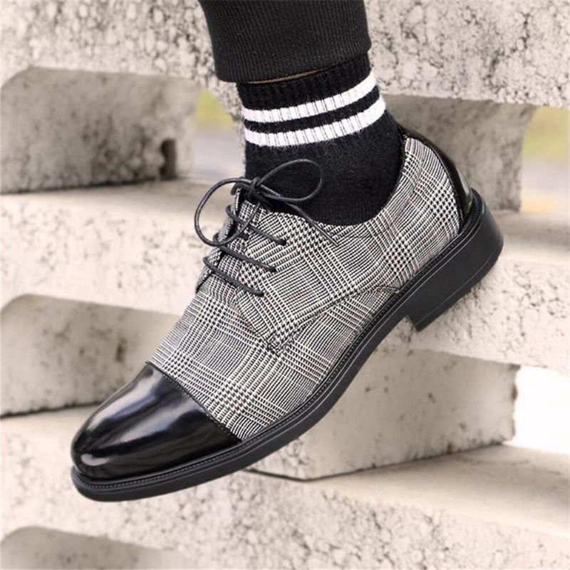 Chaussures Habillées Formelles À Lacets Confortables De Style Britannique Pour Hommes