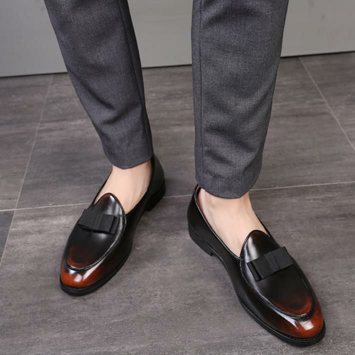 Chaussures Habillées Pour Hommes Élégantes Soirée Danse Casual Oxfords