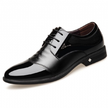 Chaussures Habillées En Microfibre Business Oxfords