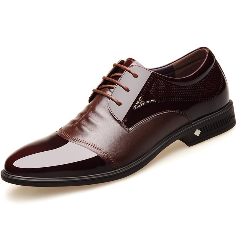 Chaussures Habillées En Microfibre Business Oxfords