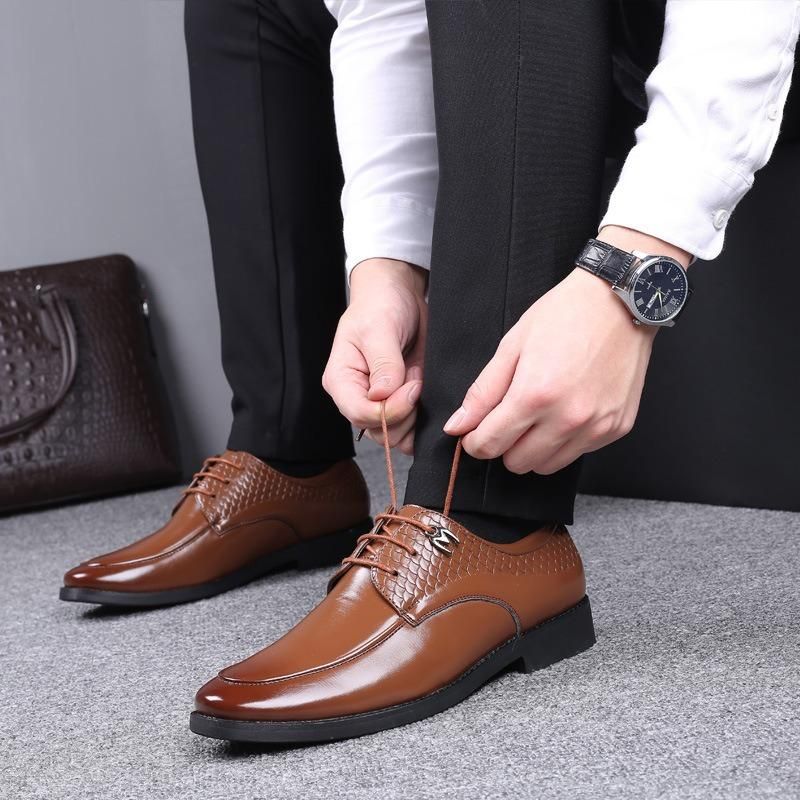 Chaussures Habillées Motif Décontracté Slip On Soft Business Oxfords