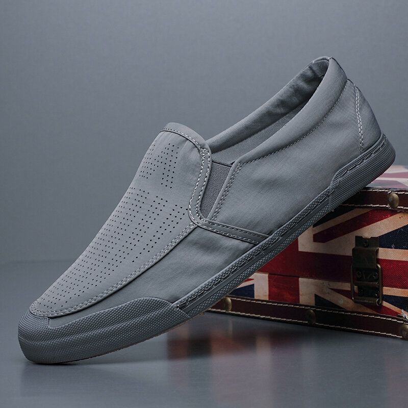 Chaussures Respirantes En Soie Glacée Pour Hommes